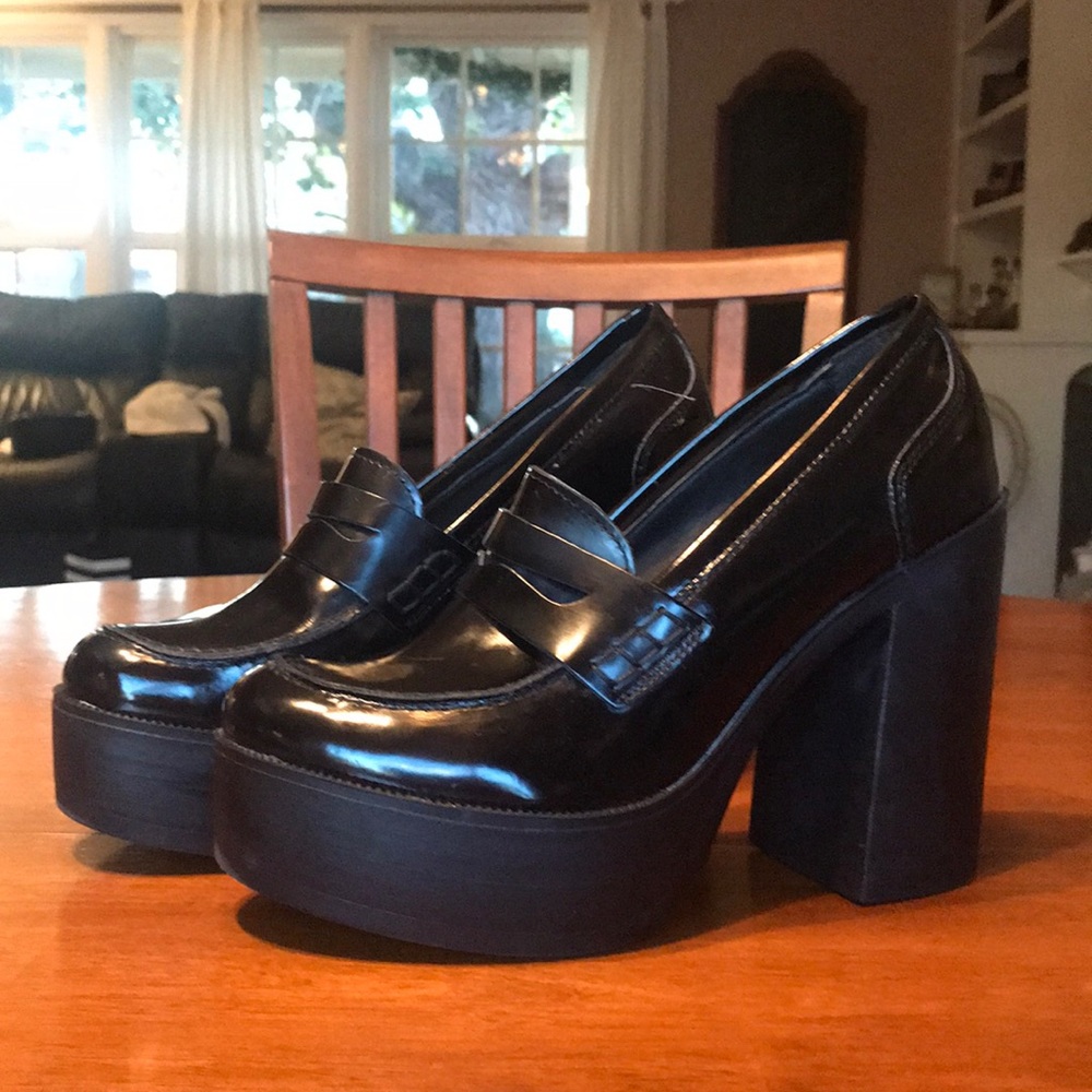 Steve Madden Patent Leather Platform Heels
